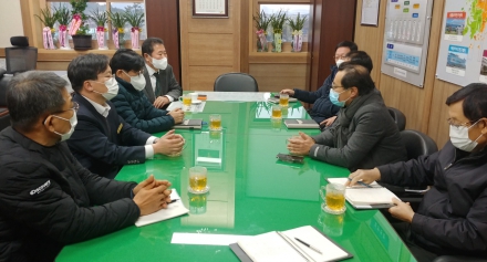 신임원장 진흥원 부서장 간담회
