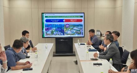 인천광역시 이남주 미래산업국장, 진흥원 방문