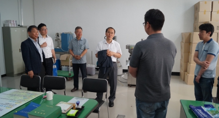 광주전남중기청장 천연자원연구센터 창업보육센터 입주기업방문