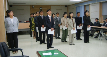 2009 신입직원 임용식