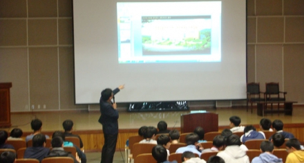 장흥중학교 학생 방문