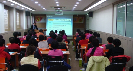 장흥군 경로당 운동지도자 방문