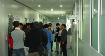 원광대학교 한약학과 학생들 연구원 견학