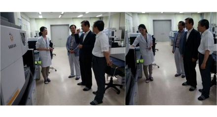 전남TP 홍종희 원장,  레이져센터 이용우 소장 센터 방문