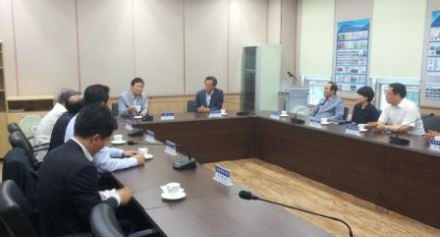산단공 비상임 감사 및 비상임 이사 방문 및 산단조성관련 업무 협의