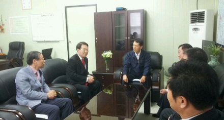 한국산업단지공단 강남훈 신임이사장 나노바이오연구원 방문