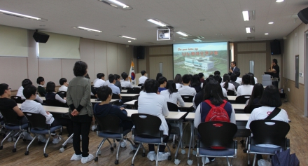 장성 문향고등학교 학생 방문 견학